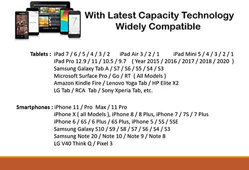 עיפרון עט חרטה דור 1 דור ג 'החלפת Gen תואם ל- Apple iPad Pro 1st & 2nd iPad 6 & 7 iPad Mini 5th