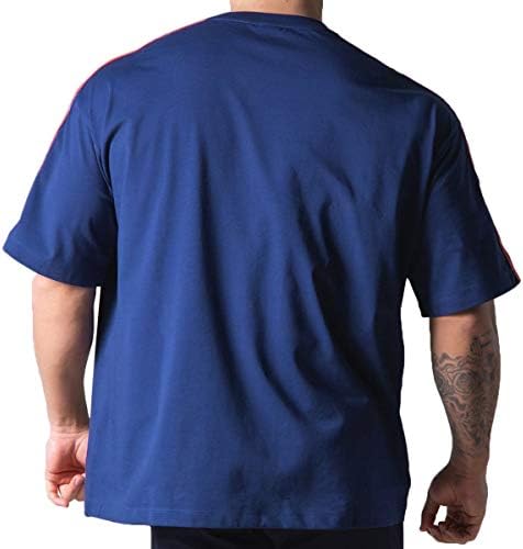 חולצות אימון Magiftbox Mens חולצות שרוול קצר חולצות חדר כושר גדול