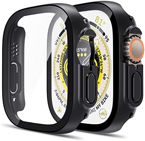 מארז מחשב קשה של LK 2 מארז מחשב קשה תואם ל- Apple Watch Ultra 49 ממ, Apple Watch Watch Case Ultra עם
