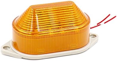 מנורת אזהרה של באומיין LTE-3051 תעשייתי DC 12V LED פלאש סטרוב צהוב בהיר