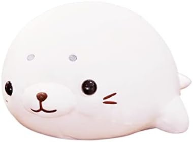 Aixiaoya סופר רך חמוד Kawaii Seal כרית קטיפה ממולאת חיה שמנמנה חותם פלושי צעצוע חיבוק כרית לקישוט בית מתנות ליום