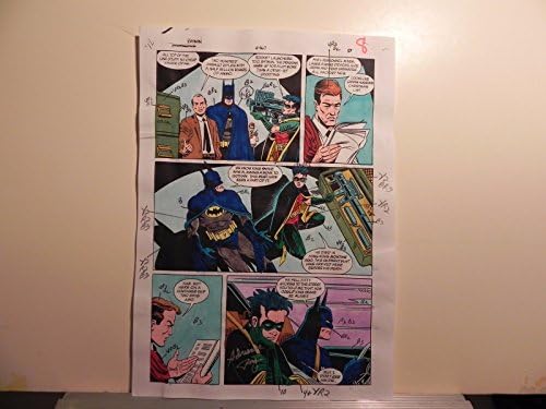 באטמן צל תיבת חלק 1 צבע מדריך חתום על ידי אדריאן רוי עם עמ ' 6