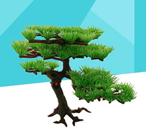 קבילוק עציצים מלאכותי דקור אקווריום בונסאי עץ מלאכותי אקווריום צמחי מים מלאכותי אורן עץ צמח