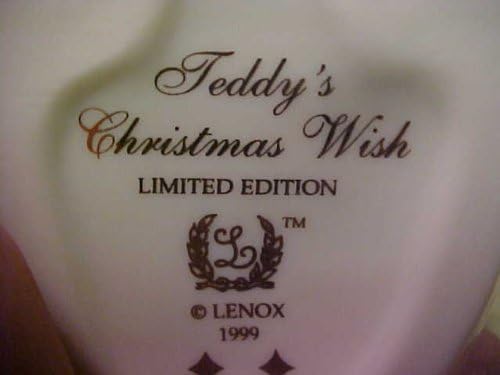 קישוט משאלת חג המולד של לנוקס טדי 1999 - הראשון בסדרה