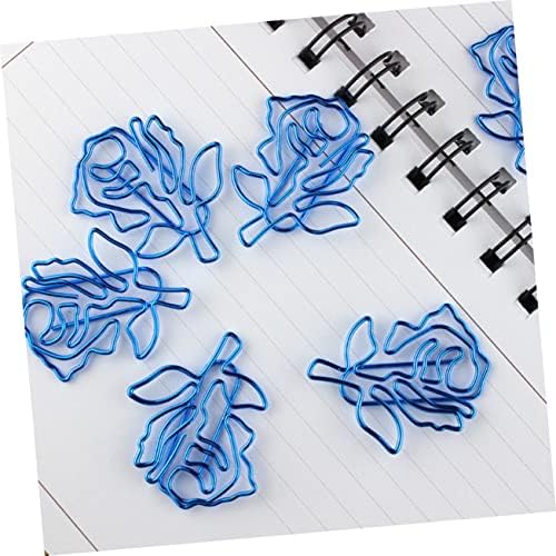 OperitAcx 10 יחידות סין ורד כחול מיני קליפים מיני קליפים מיני נייר קליפים לילדים קליפים נייר קליפ נייר נייר