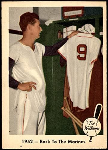 1959 Fleer 44 חזרה למרינס טד וויליאמס בוסטון רד סוקס דין כרטיסים 5 - Ex Red Sox