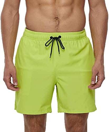 מכנסיים קצרים של Ursus Copia גברים גברים גברים מתיחדים גזעי שחייה מהירים של חוף יבש מהיר עם כיסי רוכסן ורירית