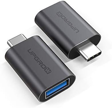 צמצם USB C ל- USB מתאם 2 חבילה Thunderbolt 3 ל- USB 3.0 מתאם תואם ל- MacBook Pro 2019 ולפני כן,