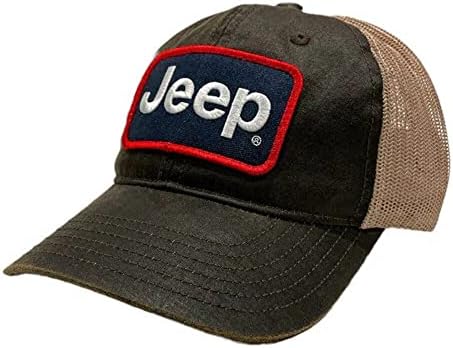 ג 'יפ שעווה צ' ינו אריג תיקון כובע / אור רשת עם מחוספס משופץ מראה-חום / חאקי