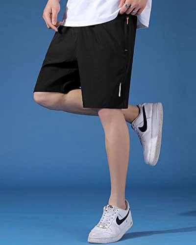 מכנסיים קצרים אתלטי של Anhdm Boy מהיר אימון יבש מכנסיים 2023