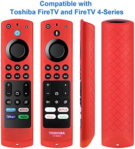 3 יח 'כיסוי מרחוק עבור Toshiba Firetv/Firetv Omni Series/FiretV Stick 2021/FireTV 4-Series, Insignia Firetv Edition