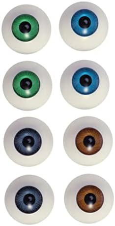 Yesbtx גלגלי עיניים מלאכותיים עיניים אנושיות מלאכות DIY גלגלי עיניים חלולים סימולציה מלאכותית