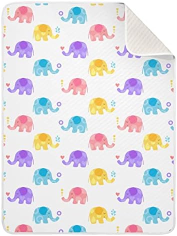 צבע קטאקו חמוד פיל פיל שמיכה לתינוקות לבנים בנות כותנה מיטת שמיכה פעוטות זורקים שמיכת תינוק רכה