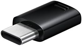 סמסונג USB-C במתאם מיקרו USB, EE-GN930, שחור-מתאים לגלקסי A3 A320F, Galaxy A5 A520F, Galaxy S8 G950F, Galaxy
