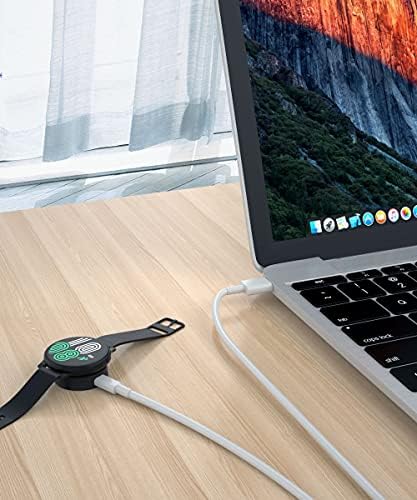 מתאם מטען מגנטי של Elebase לשעון גלקסי, שימוש חוזר ב- USB C כבל טעינה, ממיר מחבר כוח אלחוטי נייד תואם