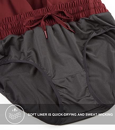 Zuty 5 מכנסי ריצה אתלטים לנשים עם כיס רוכסן מותניים גבוהים מותניים מהירים באימון יבש מכנסי כושר עם אניה
