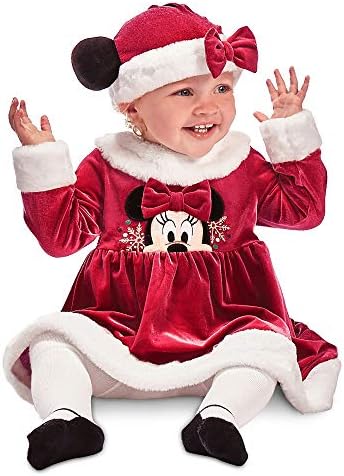 דיסני מיני מאוס שמלת חג וכובע