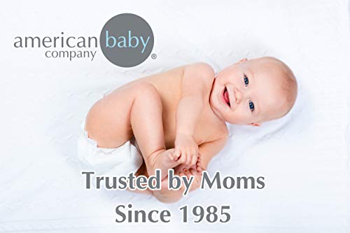 חברת התינוקות האמריקאית מודפסת גופיית כותנה טבעית סרוגה 18 x 36 גיליון עריסה - מצויד, כוכבי -על,