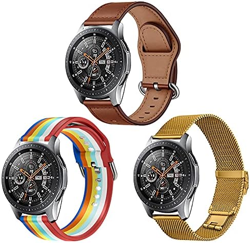 תואם סמסונג פרונטיר/קלאסי Gear S3 Galaxy Watch 46 ממ פס שעון מתכת נירוסטה 22 ממ עבור גלקסי שעון 3 להקה