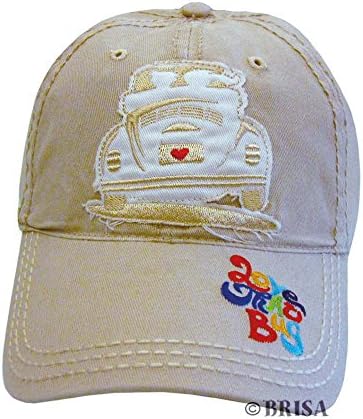 קולקציית בריסה פולקסווגן-פולקסווגן סמבה אוטובוס ט1 חניך ואן כובע בייסבול מתכוונן, כובע