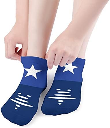דגל מינסוטה מצחיק גרבי קרסול גרביים אתלטים ללא מופע מרופדים לגברים נשים