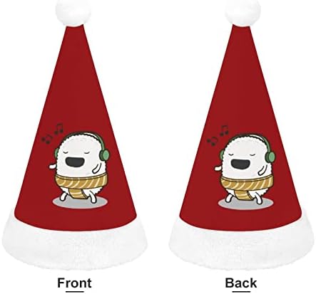 סומו סושי חג המולד כובע אישית סנטה כובע מצחיק חג המולד קישוטים