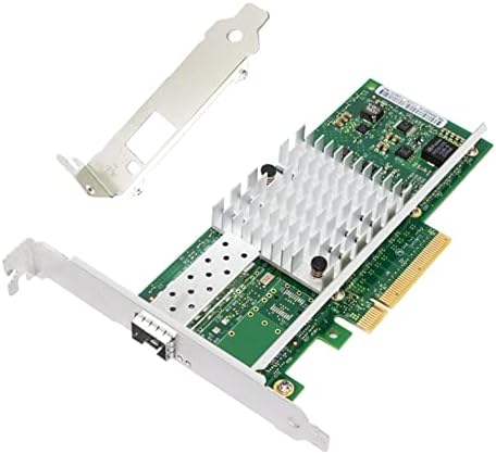כרטיס רשת 10 ג'יגה-בייט SFP יחיד+ יציאה PCI Express x8 Ethernet מתאם שרת מתאם תואם Intel X520-DA1