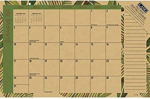 לוח השנה של Lang Tropic Kraft Deskpad