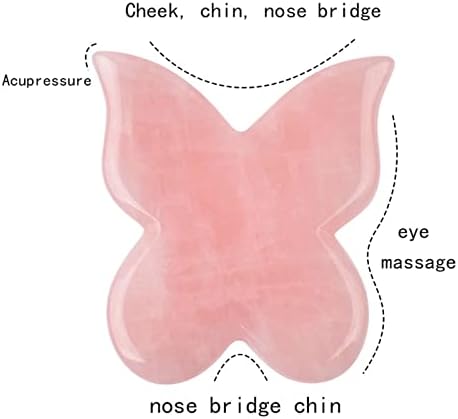 צ ' יסואו ירקן גירוד לוח אבקת קריסטל ירקן אוזן בצורת כנף גירוד חתיכה פנים יופי עבור אקופרסורה גרוטאות גואה
