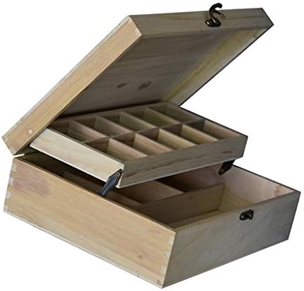 חתיכת yfqhdd קופסת עץ מיוצרת רטרו ואלגנטית קופסא קופסא קופסא עץ קופסה לתכשיטים