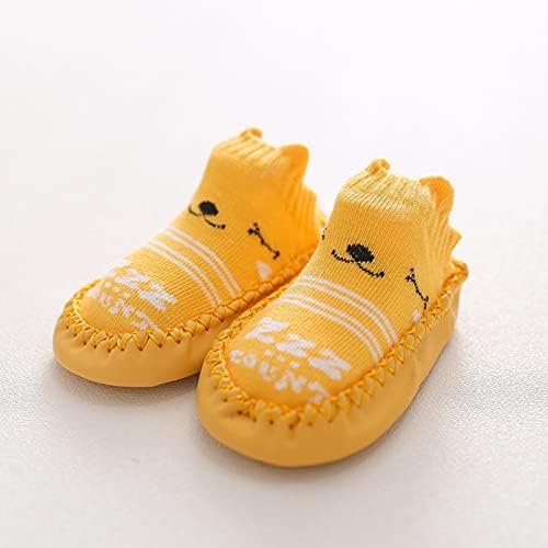 תינוקות בנות נערות רצפה מצוירת נעלי הליכה ללא החלקה נעלי ילדים ראשונות נעלי נעלי פעוט נעלי בלט פעוטות