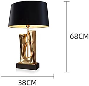 מנורה שולחן שולחן Wocoyotdd Hongcui מנורת שולחן נורדי עכשווית שולחן זהב עכשווי אור שולחן