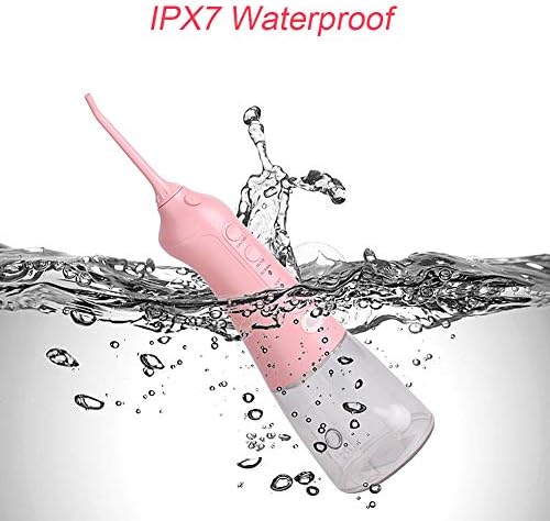 חוסך מים משקיה אוראלית אולוטית מקצועית - משקיה אוראלית ניידת ונטענת IPX7 חוט מים אטום למים עם