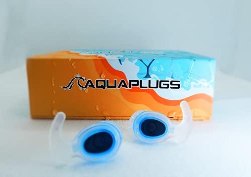 Aquaplugs Eargasm - צליל פנימה, מים אאוט - אטמי אוזניים אטומים למים מושלמים לגולשים, שחיינים, צוללנים ועוד