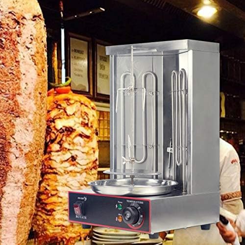 יויויסט חשמלי אנכי ברלר שווארמה תורם Kebab מכונת גריל ג'יירו עם תפוס בשר