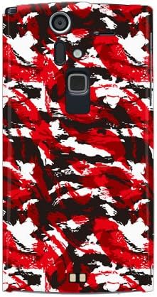 עור שני MHAK CAMO_VER2 אדום / לחצים V F-04E / DOCOMO DFJ04E-ABWH-193-K527