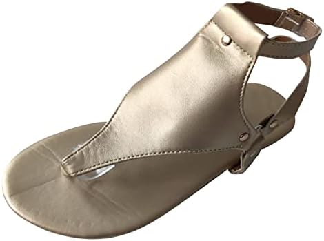 נשים סנדלים רומאים פלוס גודל וינטג 'קיץ מזדמן קז'ז' כפכפים כפכפים נעליים חוף החלקה על נעלי קרסול