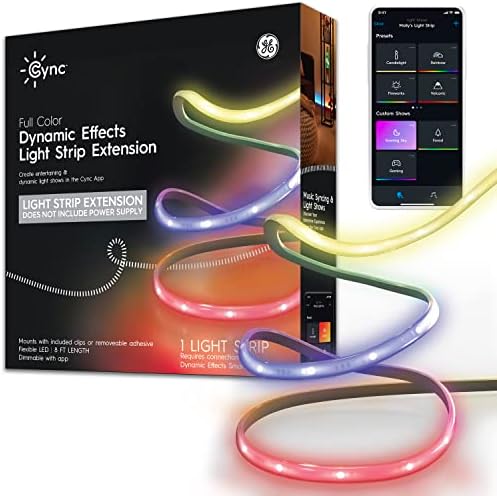תאורת ג 'י-אי סינק אפקטים דינמיים לד סיומת רצועת אור פנימית חכמה עבור רצועת אור בצבע מלא ואספקת