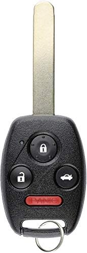 מפתח ללא מפתח כניסה מרחוק פוב לא חתוך הצתה רכב מפתח עבור 2008-2012 הונדה אקורד מלבליק-1 ט