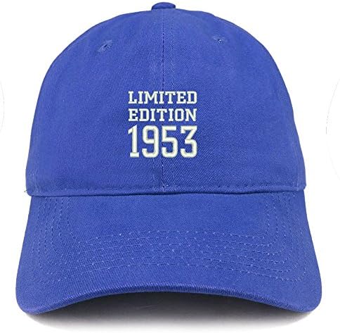 טרנדי הלבשה חנות מהדורה מוגבלת 1953 רקום מתנת יום הולדת מוברש כותנה כובע