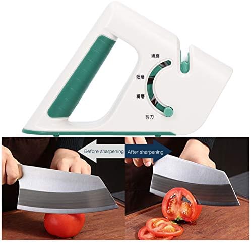 4 ב 1 רב תפקודי סכין אנר 4 שלב ביתי מטבח מספריים סכין ערב כדי לשחזר כלי לחדש & מגבר; פולני ישר-קצה סכיני & מגבר;