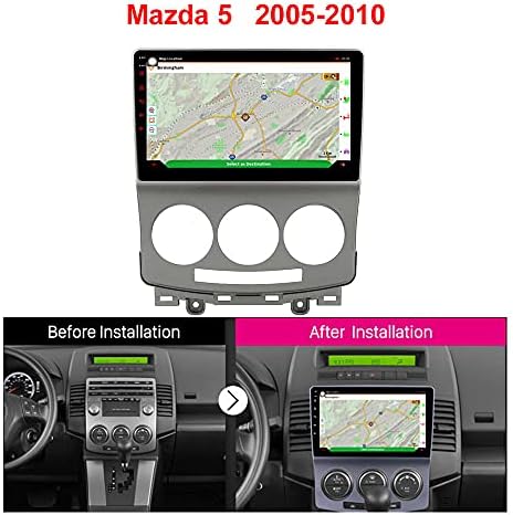Bestycar 9 '' רדיו סטריאו לרכב אנדרואיד עבור Mazda 5 2005-2010 אוקטה ליבה אנדרואיד 10.0 HD מסך