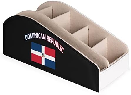 הרפובליקה הדומיניקנית דגל טלוויזיה שלט רחוק מחזיקי ארגונית תיבת עט עיפרון שולחן אחסון נושא כלים עם 6 תא