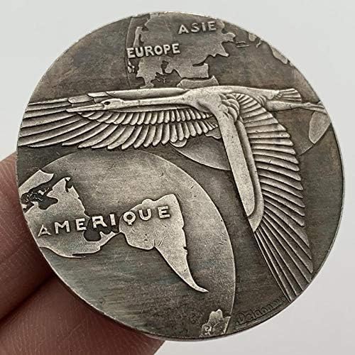 עותק מטבע 1930 נדודים מטבע דיין האהוב של מטבע הנצחה מטבע כסף מצופה מזל מטבע אסיפה מטבע