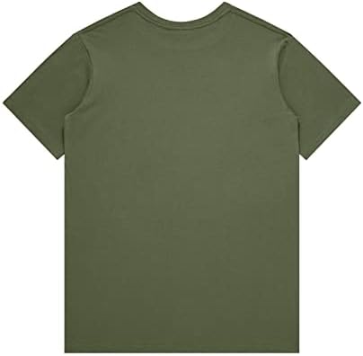 Showonsky חולצות שרוול קצר לנשים 2023 שרוול קצר צוואר צוואר חולצות קולג 'קרירות חולצות פרע בגודל