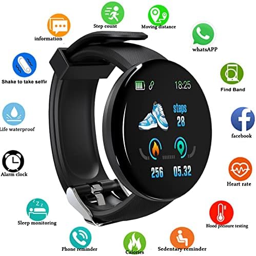 Teafirst Watch Smart Fitness Fitness Progress Sport Tracker Monitor Monitor Monitor for Android iOS