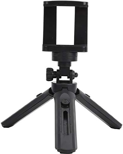 חצובה, שולחן עבודה שחור 1/4 אינץ 'מעמד בורג, חצובה צילום קל משקל עבור טלפון Selfie Thone Tool Tool