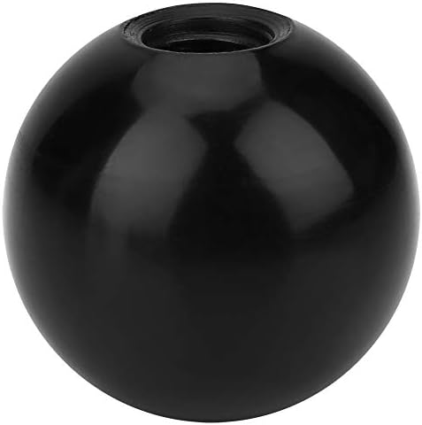 6 יחידות פלסטיק כדורי ידית שחור כדור מנוף עגול ידית תרמו כדור ידית עם משובץ אגוז עבור מכונת משחק קונסולת החלפה