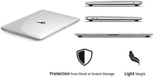 מקרה עבור MacBook Pro 13 אינץ ', Gvtech Crystal Case Case -2022, פגזים קשיחים מגן מפלסטיק