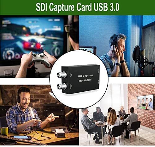 כרטיס לכידת SDI, 1080p SDI ל- USB 3.0 עם כרטיס לכידת וידאו של SDI לולאה, SDI ל- USB כרטיס לכידת מתאם